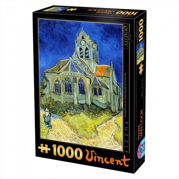 Kościół w Auvers, Van Gogh - Sklep Art Puzzle